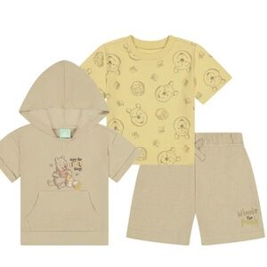 Winnie The Pooh Baby Boy 3 Piece Short Set, Sizes 18m and 24m